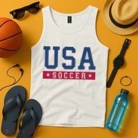 USA Soccer Fan Tank Top thumb 4
