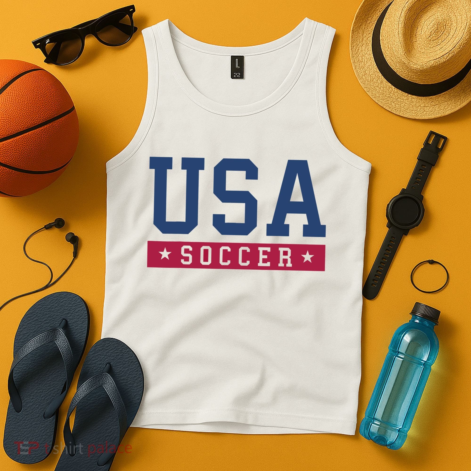 USA Soccer Fan Tank Top
