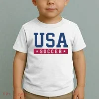 USA Soccer Fan Toddler T-Shirt thumb 2