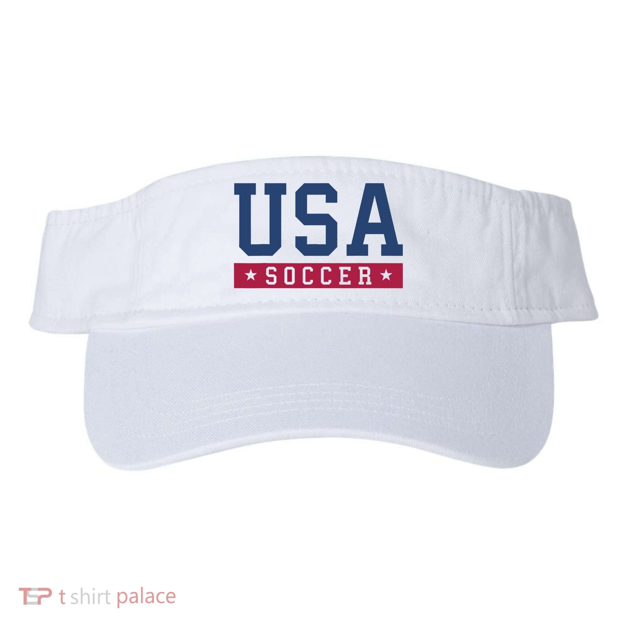 USA Soccer Fan Visor