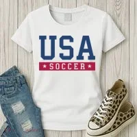 USA Soccer Fan Women's T-Shirt thumb 3