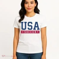 USA Soccer Fan Women's T-Shirt thumb 4