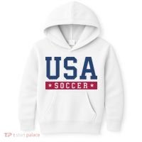 USA Soccer Fan Kids Hoodie thumb 0
