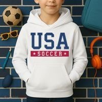 USA Soccer Fan Kids Hoodie thumb 2