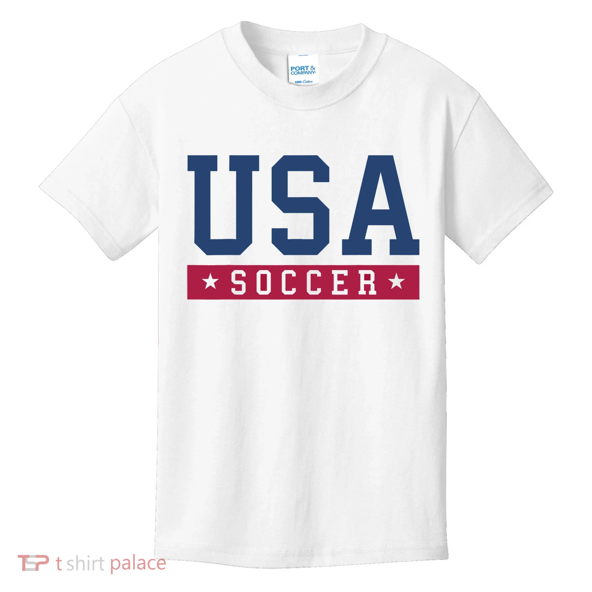 USA Soccer Fan Kids T-Shirt