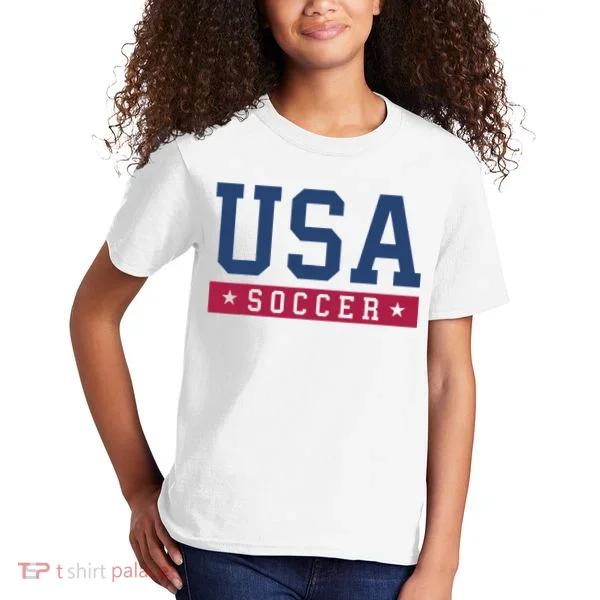 USA Soccer Fan Kids T-Shirt