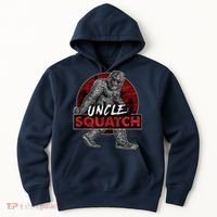  Uncle Squatch - Funny, Cool Bigfoot Sasquatch Uncle Hoodie thumb 0