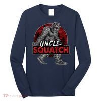  Uncle Squatch - Funny, Cool Bigfoot Sasquatch Uncle Long Sleeve Shirt thumb 0