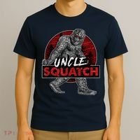 Uncle Squatch - Funny, Cool Bigfoot Sasquatch Uncle T-Shirt thumb 3