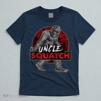  Uncle Squatch - Funny, Cool Bigfoot Sasquatch Uncle T-Shirt thumb 5