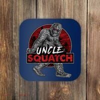  Uncle Squatch - Funny, Cool Bigfoot Sasquatch Uncle Coaster thumb 0