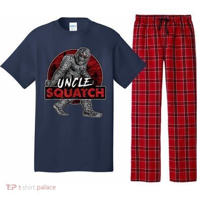  Uncle Squatch - Funny, Cool Bigfoot Sasquatch Uncle Pajama Set