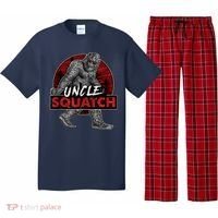  Uncle Squatch - Funny, Cool Bigfoot Sasquatch Uncle Pajama Set thumb 0