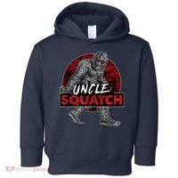  Uncle Squatch - Funny, Cool Bigfoot Sasquatch Uncle Toddler Hoodie thumb 0