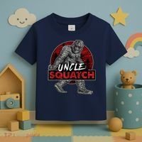  Uncle Squatch - Funny, Cool Bigfoot Sasquatch Uncle Toddler T-Shirt thumb 3