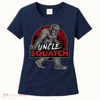  Uncle Squatch - Funny, Cool Bigfoot Sasquatch Uncle Women's T-Shirt thumb 0