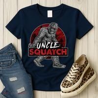  Uncle Squatch - Funny, Cool Bigfoot Sasquatch Uncle Women's T-Shirt thumb 3