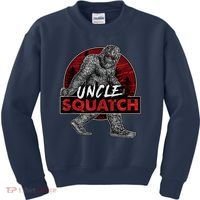  Uncle Squatch - Funny, Cool Bigfoot Sasquatch Uncle Kids Sweatshirt thumb 0
