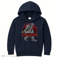  Uncle Squatch - Funny, Cool Bigfoot Sasquatch Uncle Kids Hoodie thumb 0