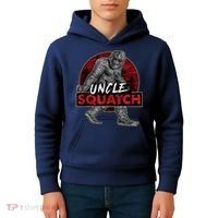  Uncle Squatch - Funny, Cool Bigfoot Sasquatch Uncle Kids Hoodie thumb 4