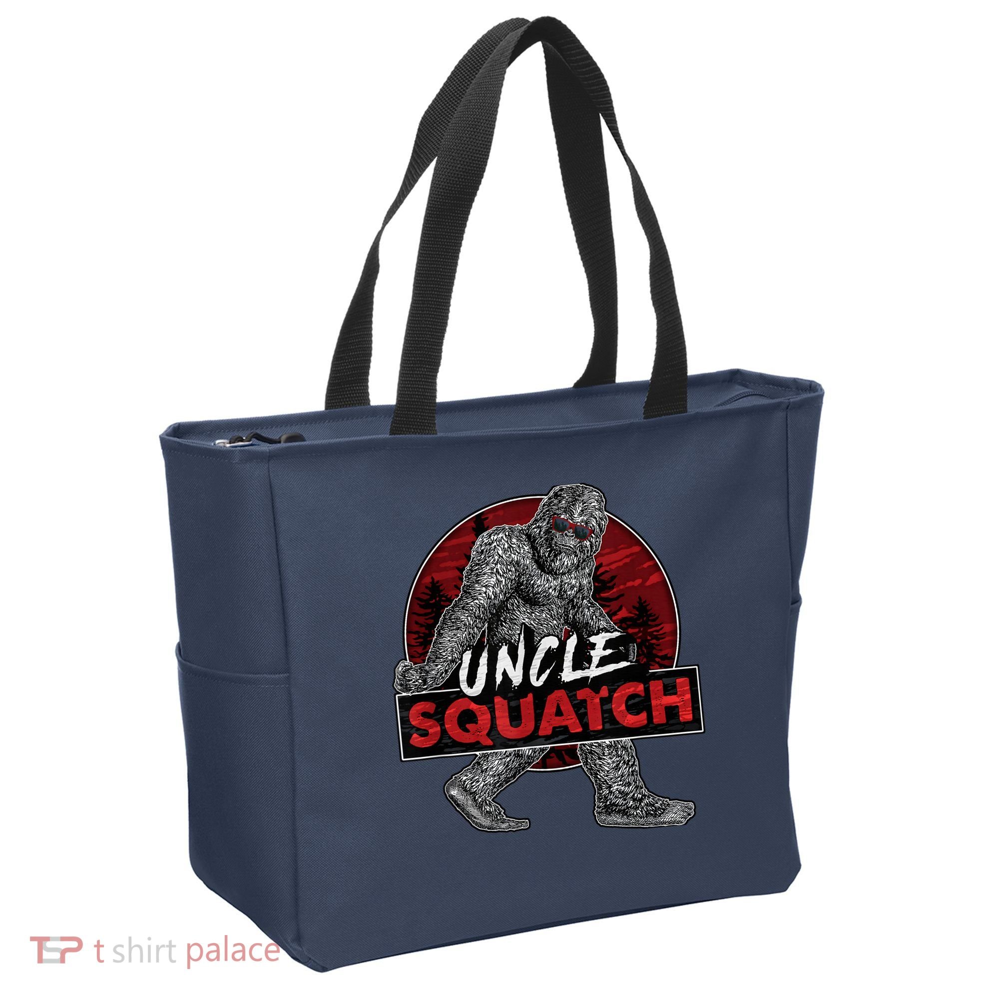  Uncle Squatch - Funny, Cool Bigfoot Sasquatch Uncle Tote Bag