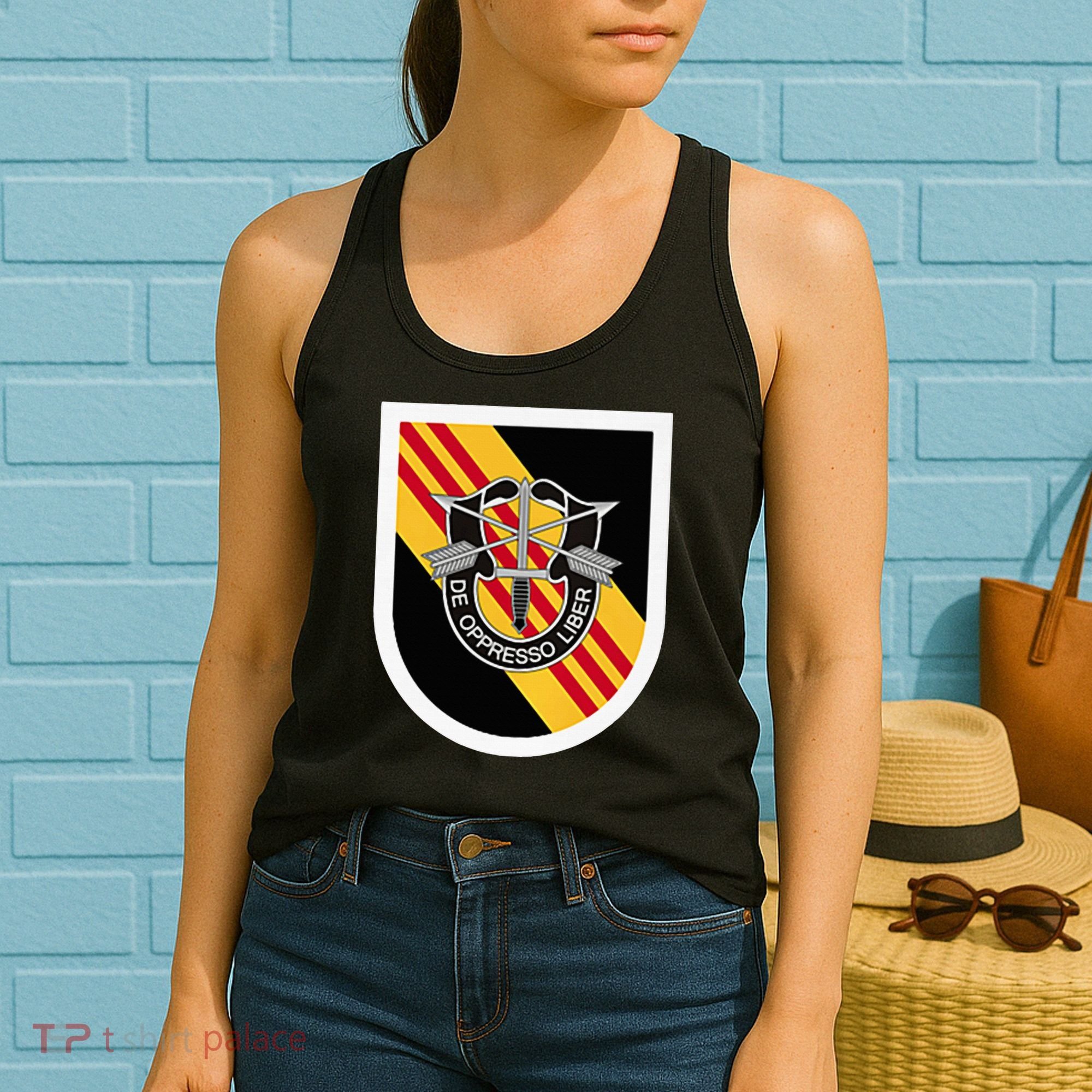 Us Special Forces 5th Special Forces Group Women's Tank Top