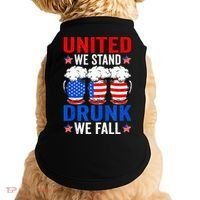 USA Sausage Funny 4th Of July Doggie Tank thumb 0