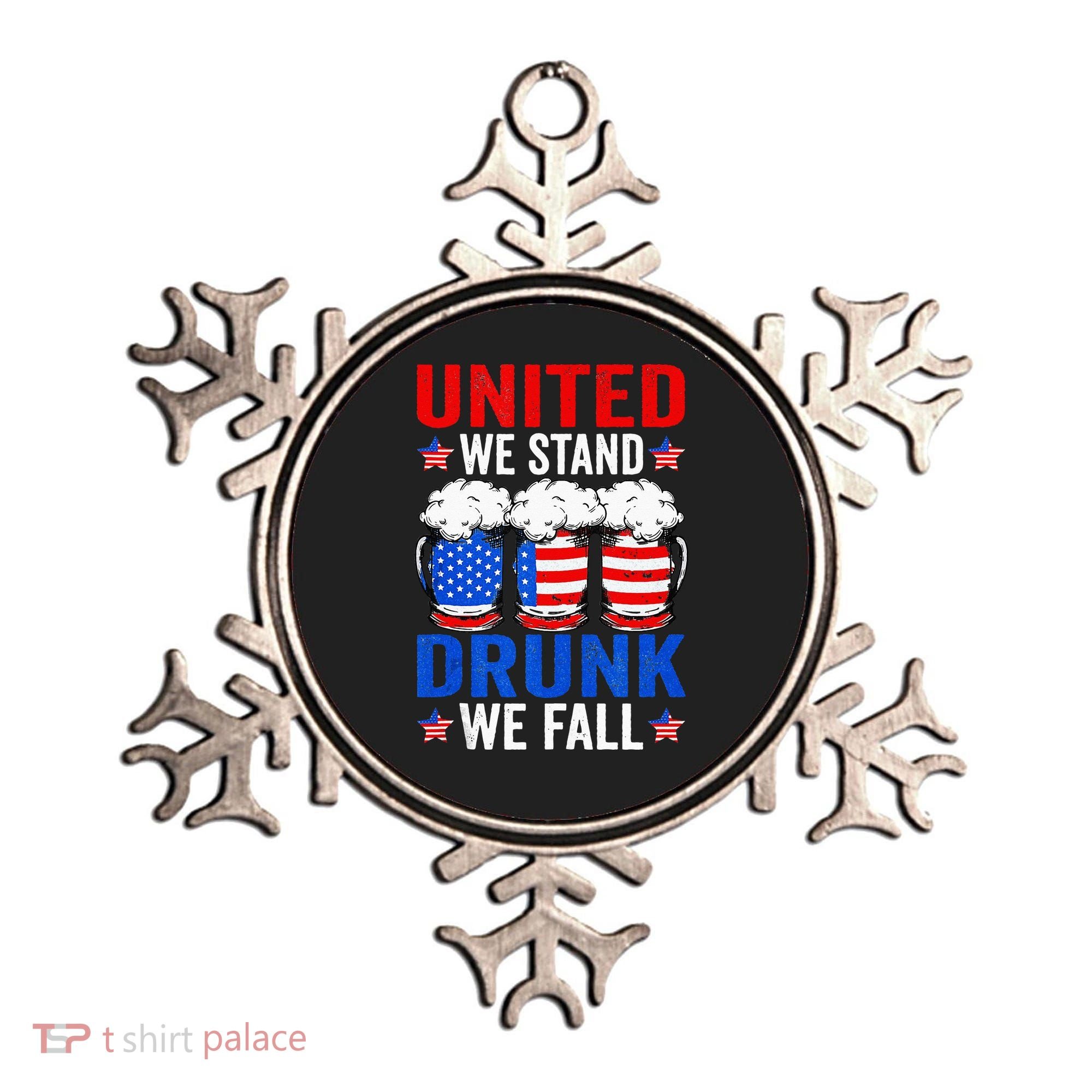 USA Sausage Funny 4th Of July Ornament