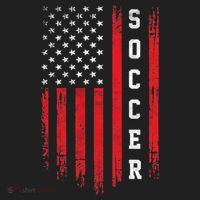 USA Soccer Fan American Flag Tumbler thumb 3