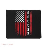 USA Soccer Fan American Flag Mousepad thumb 0