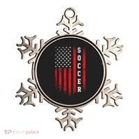 USA Soccer Fan American Flag Ornament thumb 0
