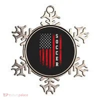 USA Soccer Fan American Flag Ornament thumb 0