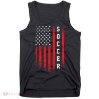 USA Soccer Fan American Flag Tank Top thumb 0