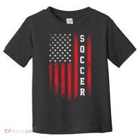 USA Soccer Fan American Flag Toddler T-Shirt thumb 0