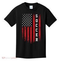 USA Soccer Fan American Flag Kids T-Shirt thumb 0