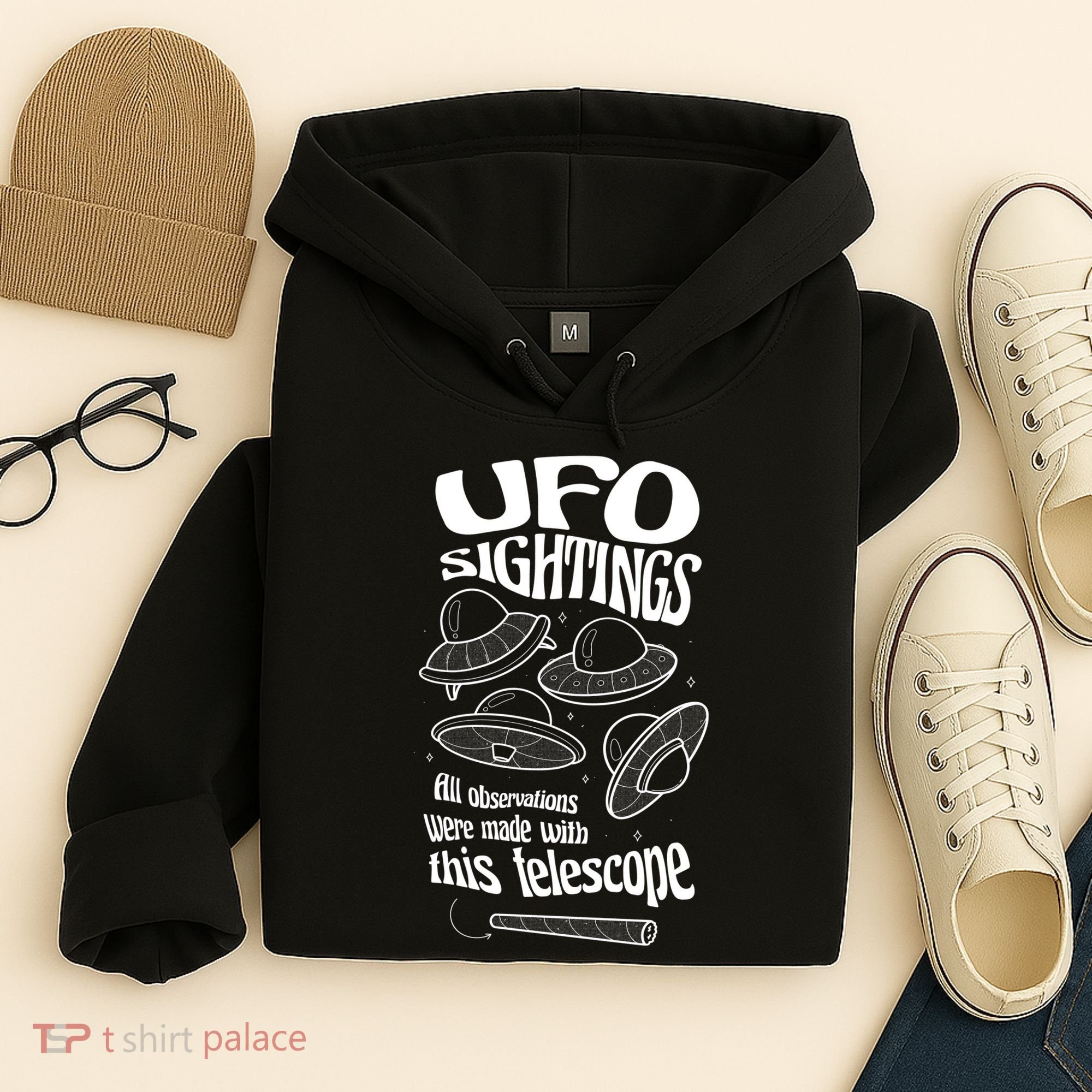 UFO Sightings Funny Hoodie