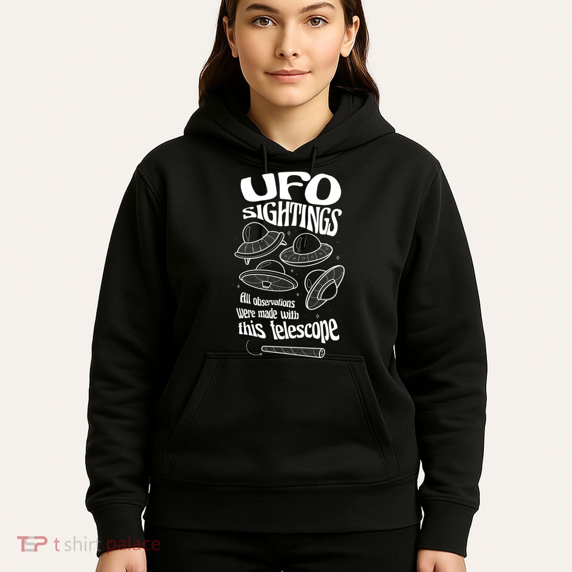 UFO Sightings Funny Hoodie