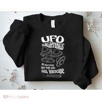 UFO Sightings Funny Sweatshirt thumb 2