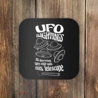 UFO Sightings Funny Coaster thumb 0