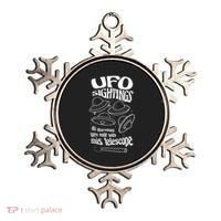 UFO Sightings Funny Ornament thumb 0
