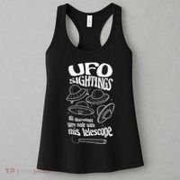 UFO Sightings Funny Women's Tank Top thumb 3
