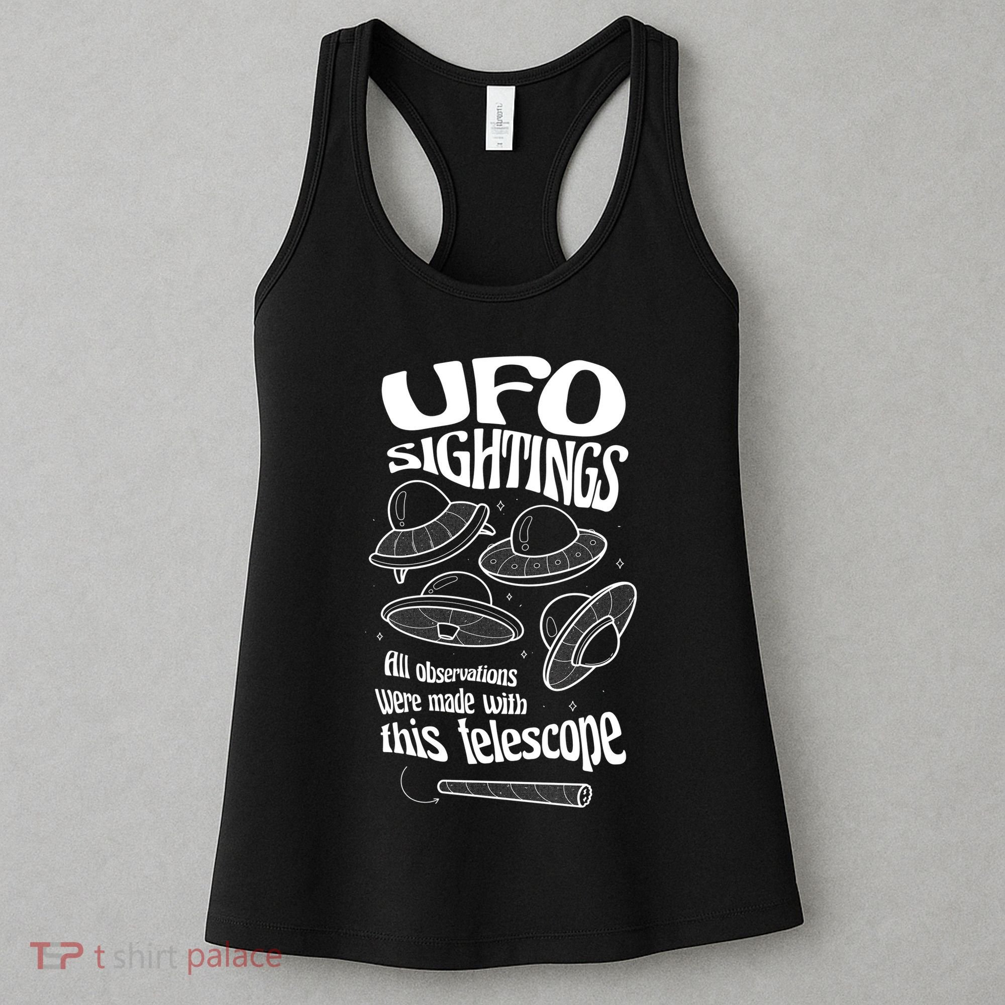 UFO Sightings Funny Women's Tank Top