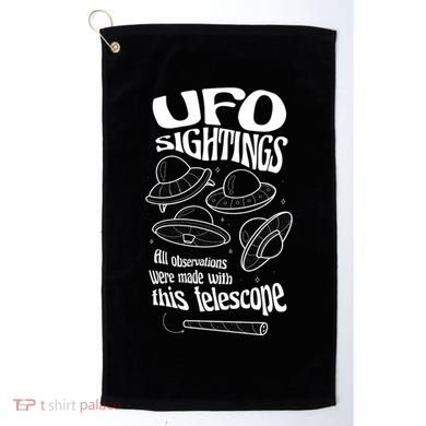 UFO Sightings Funny Golf Towel