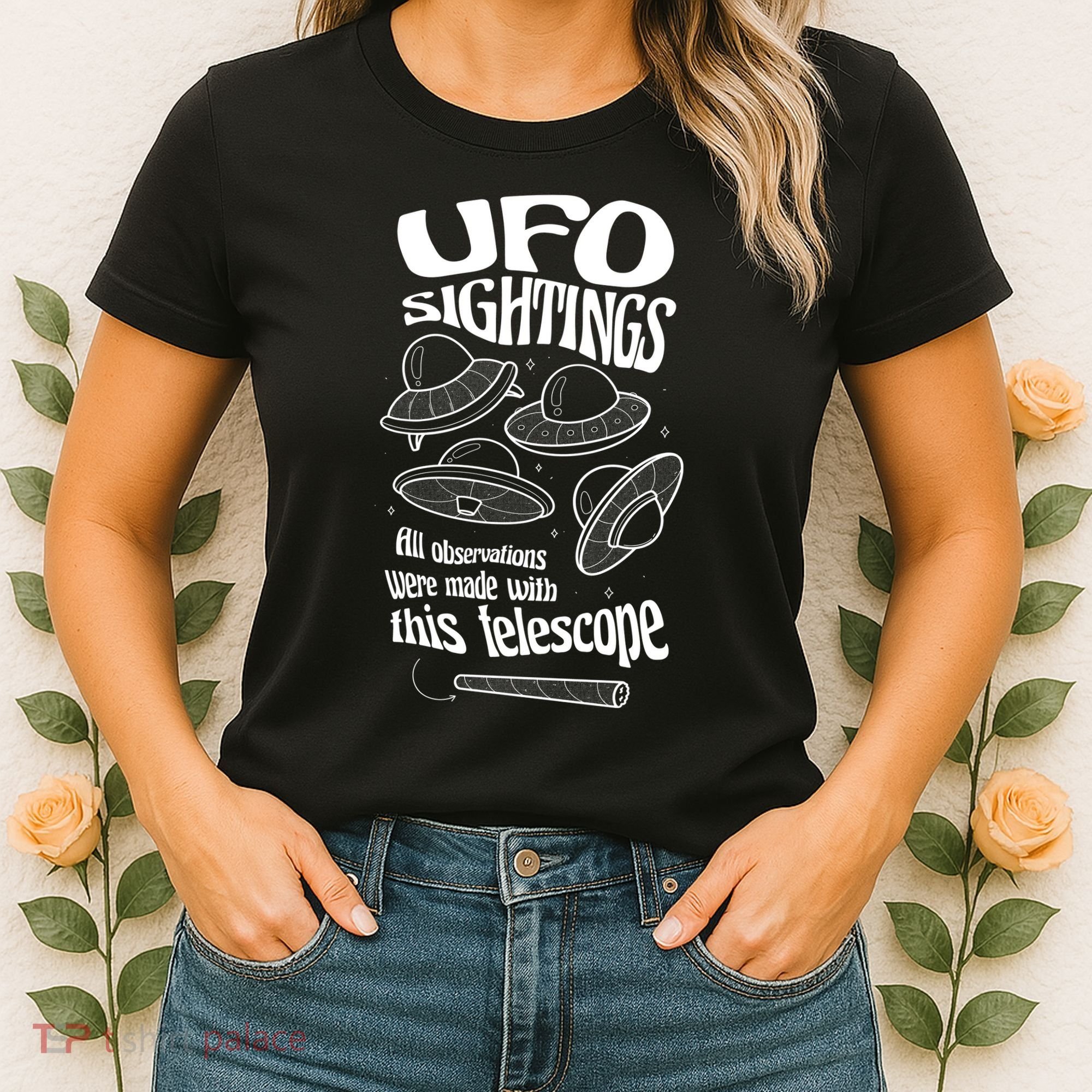 UFO Sightings Funny Women's T-Shirt