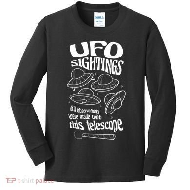 UFO Sightings Funny Kids Long Sleeve Shirt