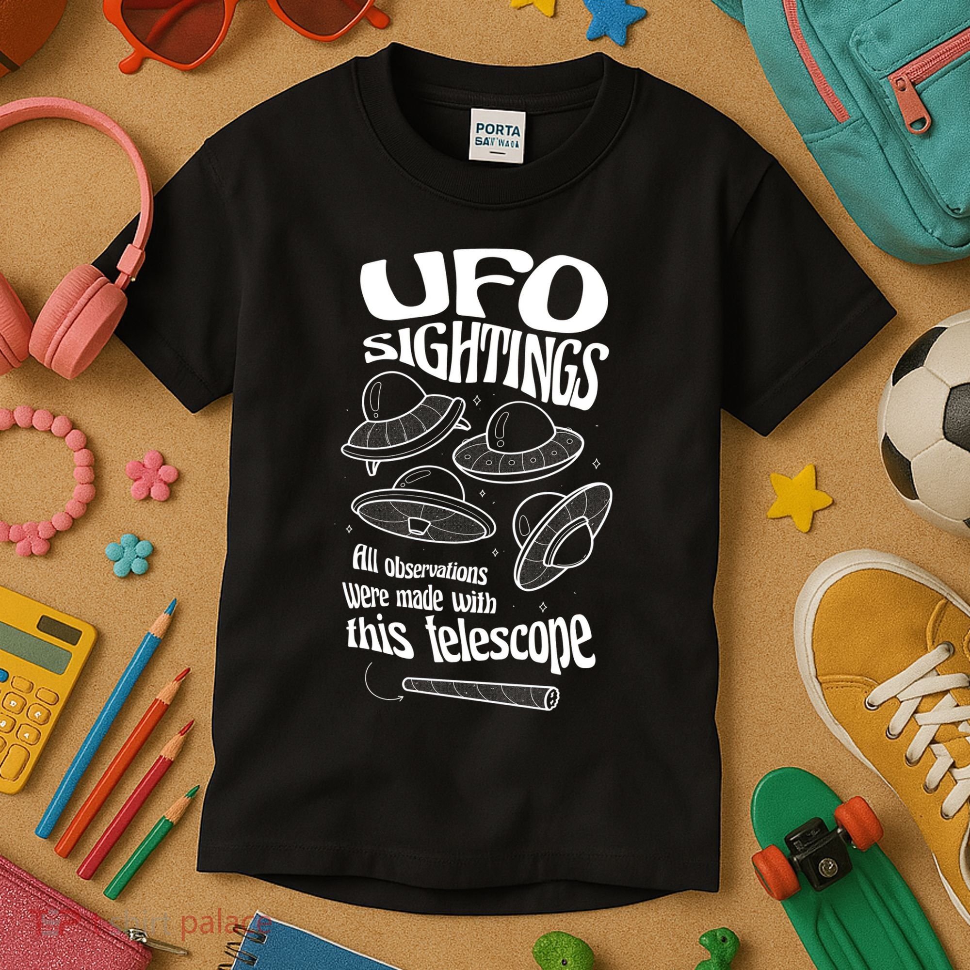 UFO Sightings Funny Kids T-Shirt