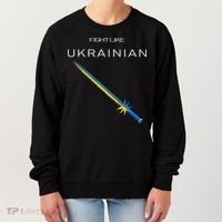 Ukrainian Sword Fight Like Ukrainian Fight Like Ukraine Women's Sweatshirt thumb 0