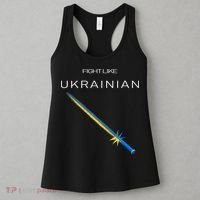 Ukrainian Sword Fight Like Ukrainian Fight Like Ukraine Women's Tank Top thumb 3
