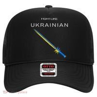 Ukrainian Sword Fight Like Ukrainian Fight Like Ukraine Hat thumb 0