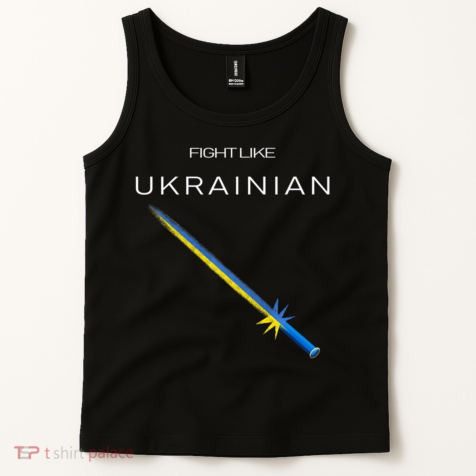 Ukrainian Sword Fight Like Ukrainian Fight Like Ukraine Tank Top